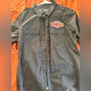 Harley Davidson button up